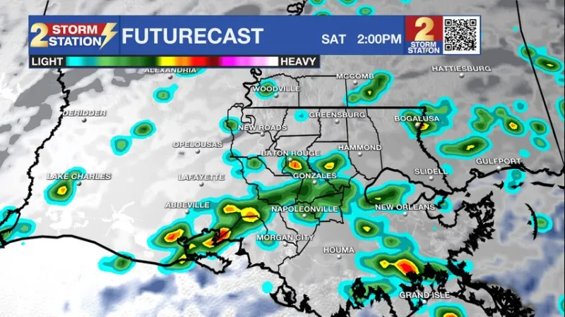 Friday PM Forecast: wet and humid weather expected through weekend