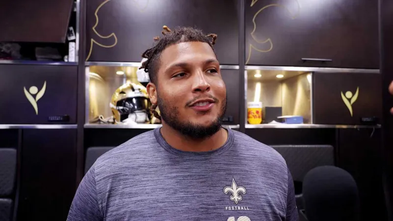 Khristian Boyd on containing Bijan Robinson, Michael Penix Jr. | Saints vs. Falcons 2026 NFL Week 4