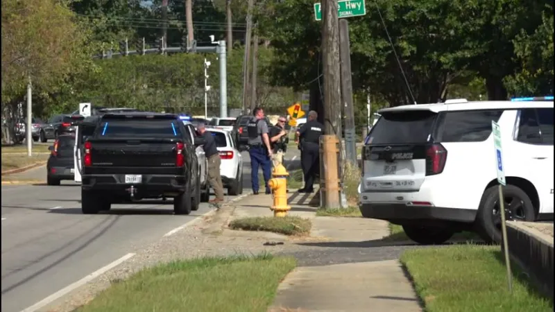 Man arrested following vehicle pursuit that ended along Airline Highway