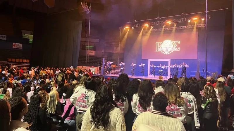 Southern University 'Break the Stage' step show draws hundreds to F.G. Clark Activity Center