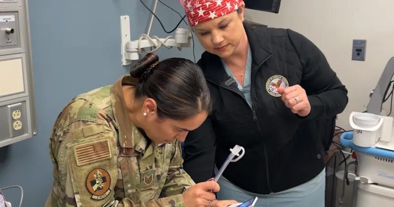Barksdale medics get hands-on training at Overton Brooks VA Medical Center
