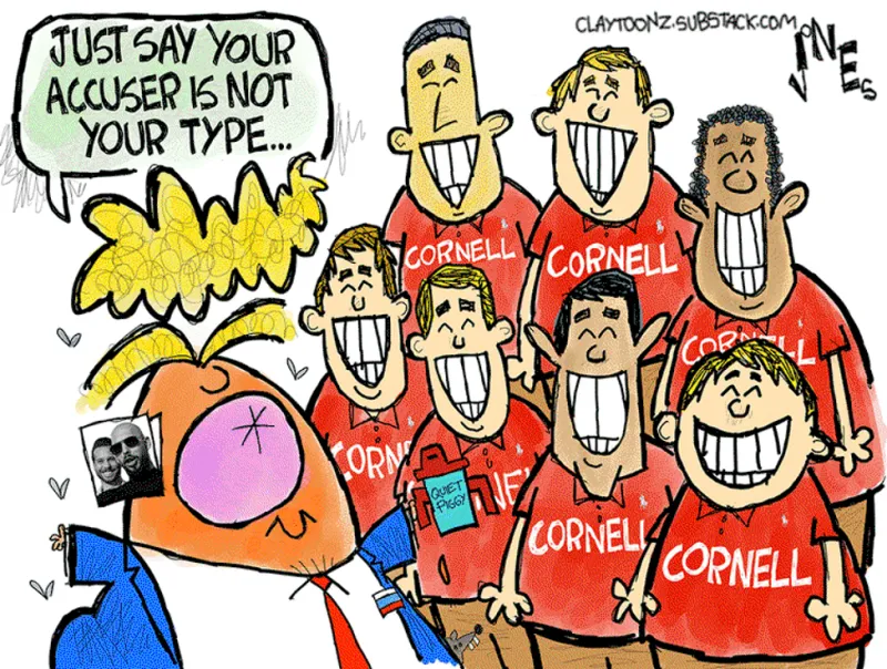 Convicted of sexual assault himself, Trump condemned the Central Park 5 in 1980. Now he's 'sympathetic' to Cornell 7