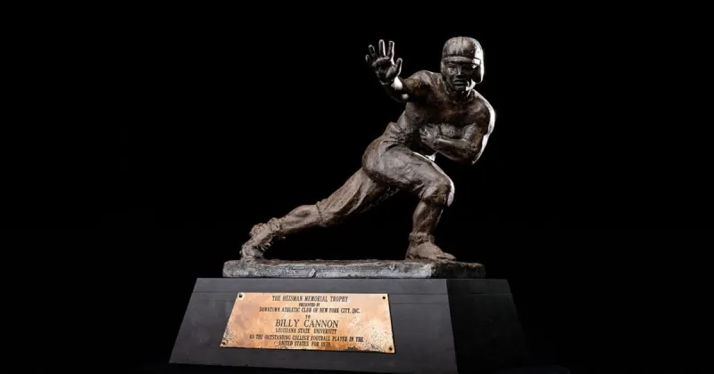 Is Billy Cannon's Heisman trophy still at TJ Ribs?