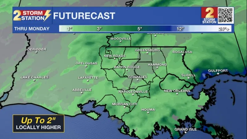 Sunday AM forecast: Rain Continues Today Before a Much Drier Week