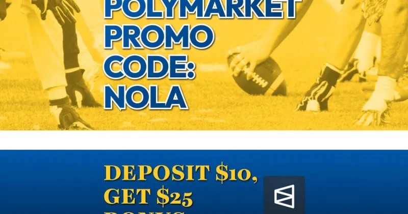 Polymarket Promo Code NOLA: Get $25 Bonus for Lions-Panthers