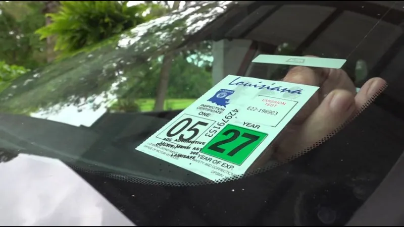 Traditional Louisiana inspection sticker system ends Jan. 1, what we know so far about the new system