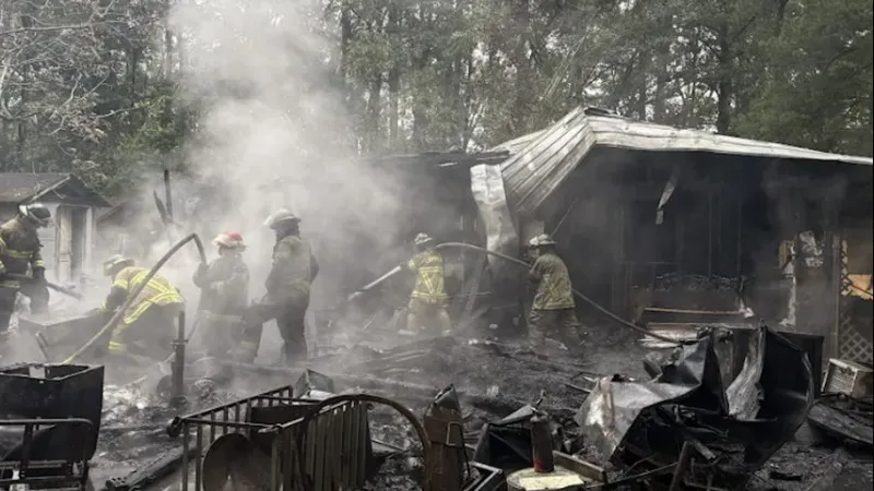 Sims Road in Denham Springs partially closed due to residential fire, LPSO says
