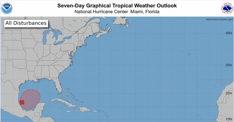 Disturbance in the Gulf likely to become tropical depression this week, forecasters say