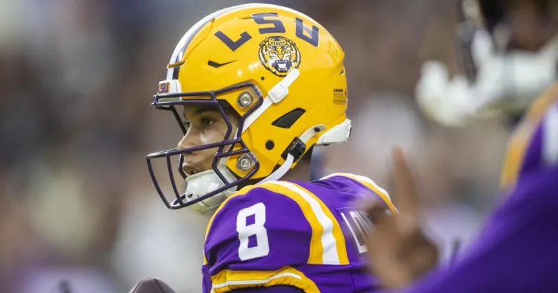 Lane Kiffin talks 'outside-the-box' move to have an LSU QB field punts vs. McNeese State