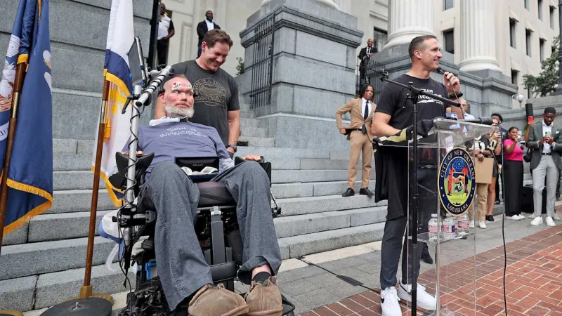 Photos: Steve Gleason and Team Gleason honored at Gallier Hall | 2026 NFL Week 4