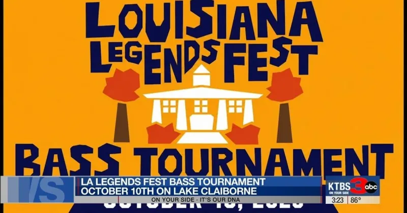 Registration opens for Louisiana Legends Fest bass tournament on Lake Claiborne
