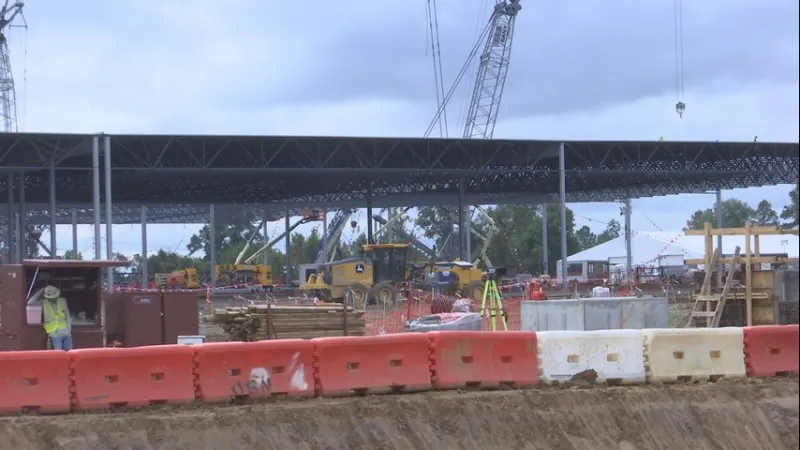 WBRZ, state and local officials tour Hut 8 construction site as data center eyes 2027 completion
