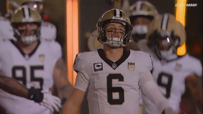 HALFTIME: Saints trail Falcons 24-7 on Monday Night Football
