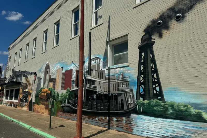 New Shreveport Mural Celebrates Local Heritage with Twin Blends