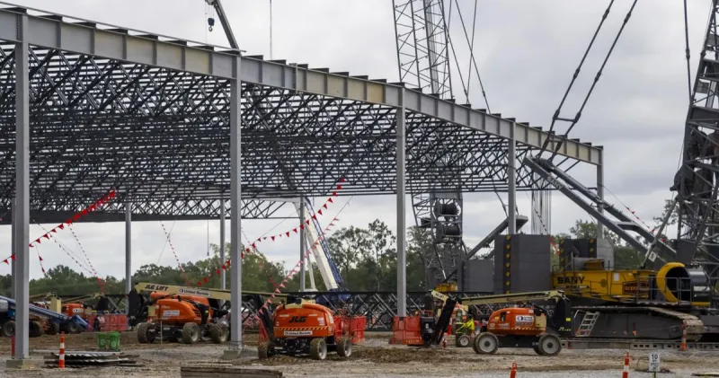 'It's going to be future-resilient.' Get a look at the St. Francisville Hut 8 data center.