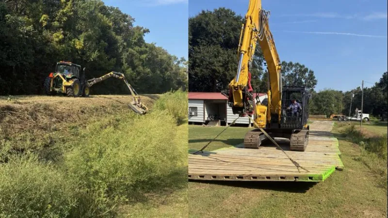 Iberville Parish public works crews finish work on levee in Little Farms