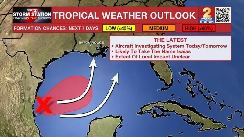Tuesday PM Forecast: pleasant weather as attention moves to tropical disturbance ahead of weekend