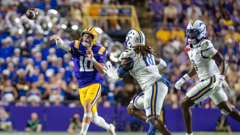 Sam Leavitt provides positive update on injured hamstring ahead of LSU-Kentucky