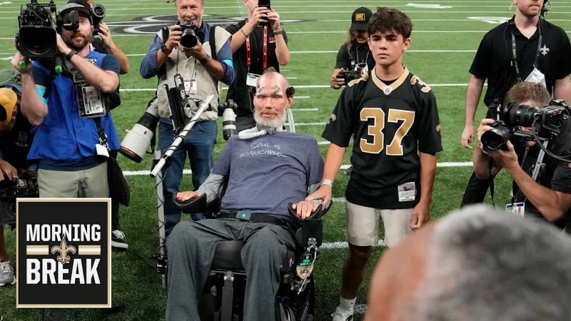 Morning Break: Steve Gleason leads Monday night Who Dat chant, Saints turn to Vikings matchup