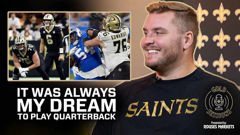 David Edwards on Saints O-line, team bonding, family | Gold Sessions