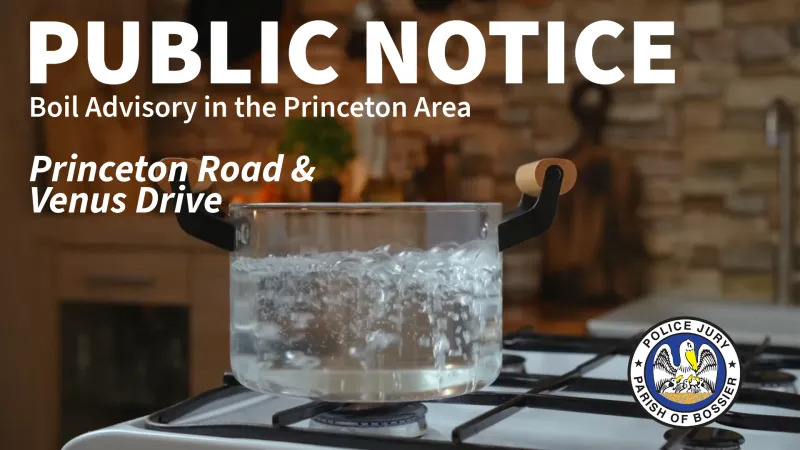 Boil Advisory Issued for Customers Living on Princeton Road