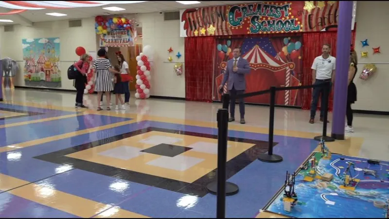 Woodlawn Elementary filled classrooms with circus lessons during 'Rock Your School'