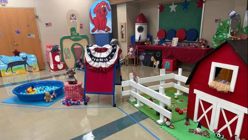 Gonzales Library offers a life-sized I Spy scavenger hunt for all ages