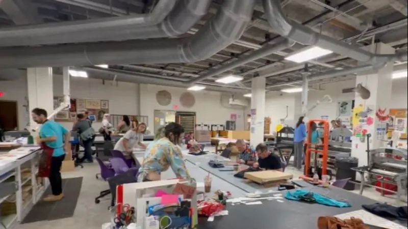 Tactile art meets the age of AI at printmaking conference hosted by LSU
