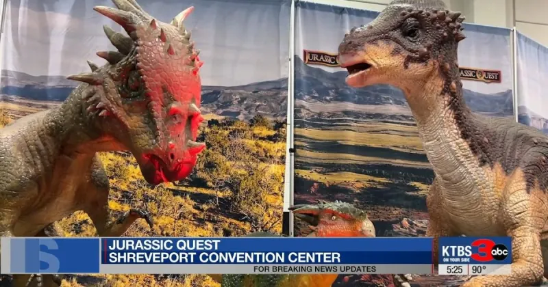 Jurassic Quest brings interactive dinosaur experience to Shreveport Convention Center