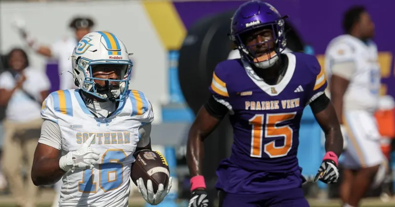 Marshall Faulk leads Southern to its first SWAC win over Prairie View, the defending SWAC champions