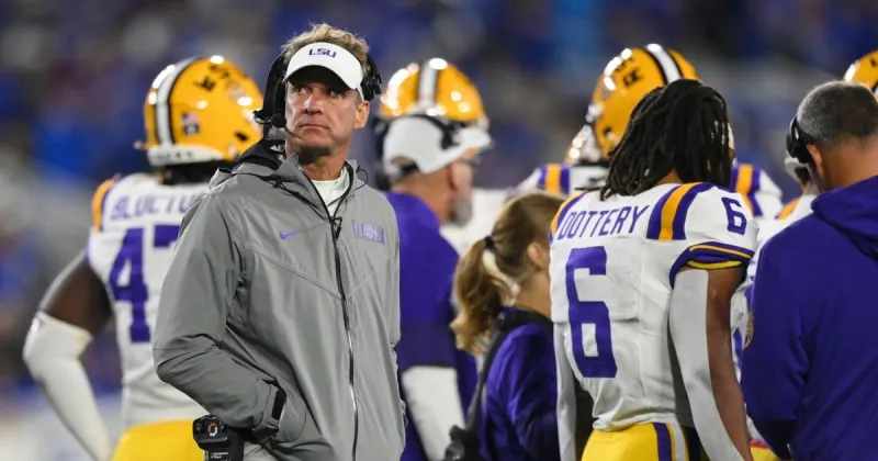 Lane Kiffin explains why he didn't go for it on 4th down in LSU's loss to Kentucky