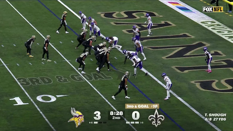 Kendre Miller's second TD of 2026 gives Saints the lead vs. Vikings