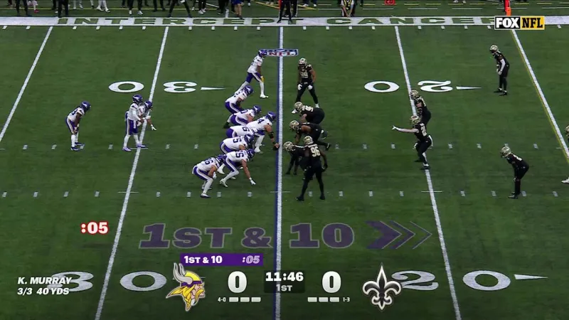 Carl Granderson sacks Kyler Murray | Saints-Vikings Highlights