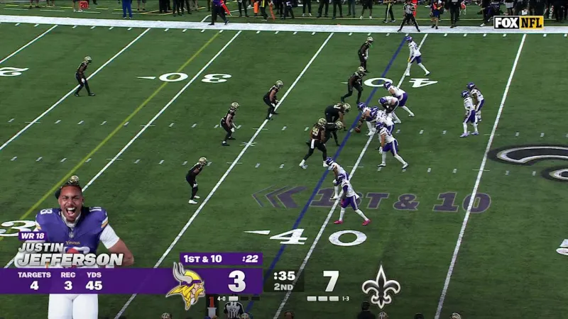 Kyler Murray sacked by Chase Young and Carl Granderson | Saints-Vikings Highlights