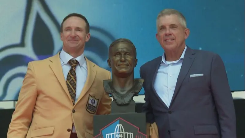 Drew Brees inducted into Saints Ring of Honor