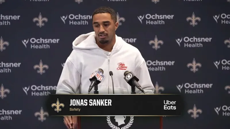Jonas Sanker | Saints-Vikings Postgame
