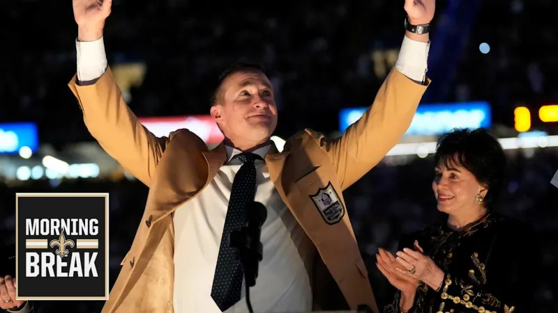 Morning Break: Saints celebrate Drew Brees' Ring of Honor induction, reflect on Vikings game