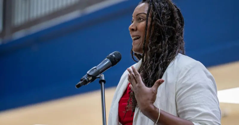 Former Olympian stresses developing a championship mindset in everyday life