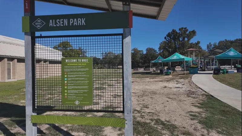 BREC's newly renovated Alsen Park playground now open