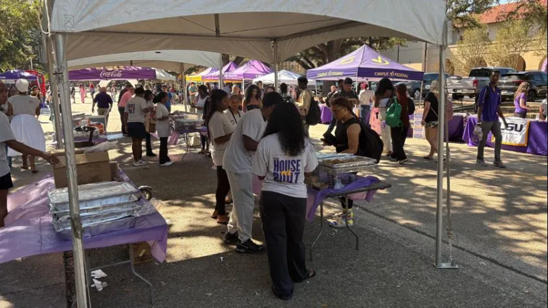 LSU kicks off homecoming week with a block party along Tower Drive