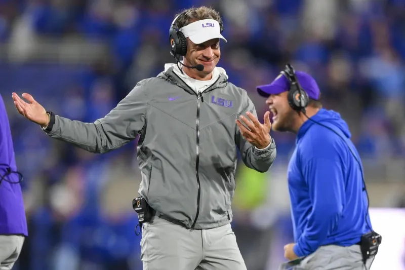 Lane Kiffin again bashes refs after LSU loss: 'I didn't think it was a really well-officiated game'