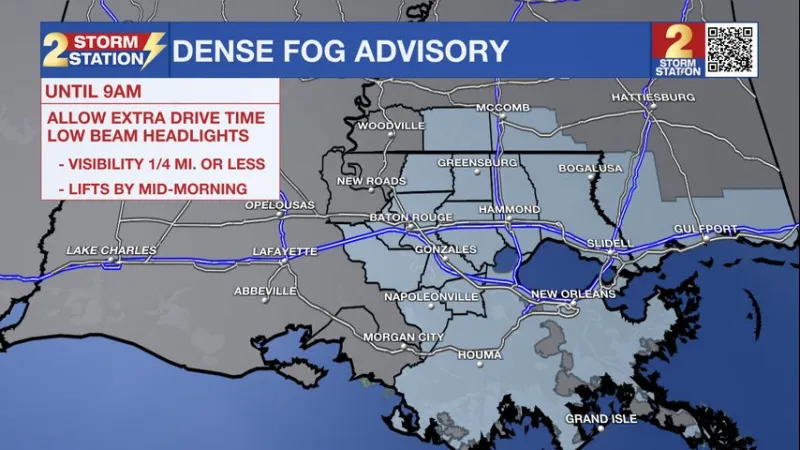 Tuesday AM forecast: Fog early, then sunny. Cooler weather on track for the weekend