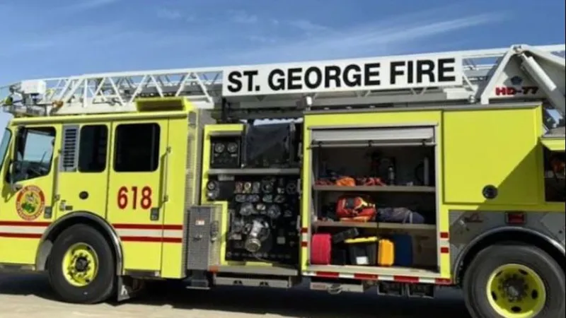 St. George Fire: Crews working gas leak at Eastridge Avenue, Snowden Drive