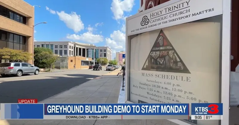 Demolition of downtown former Greyhound terminal begins Monday