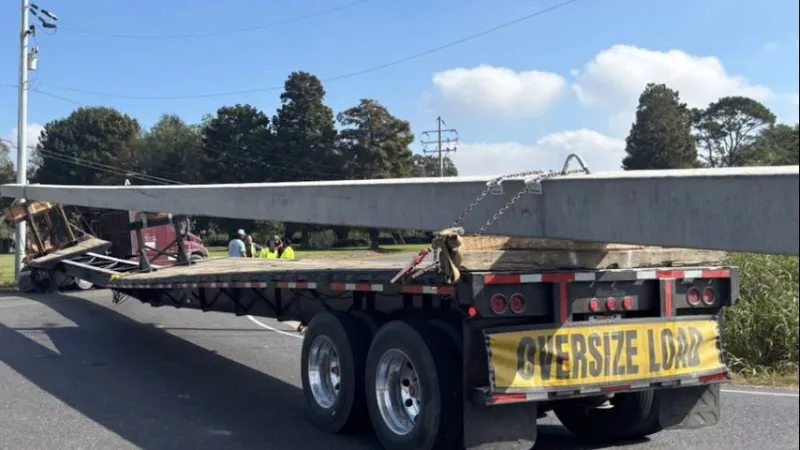 La. 405 closed in Donaldsonville after 18-wheeler strikes utility pole