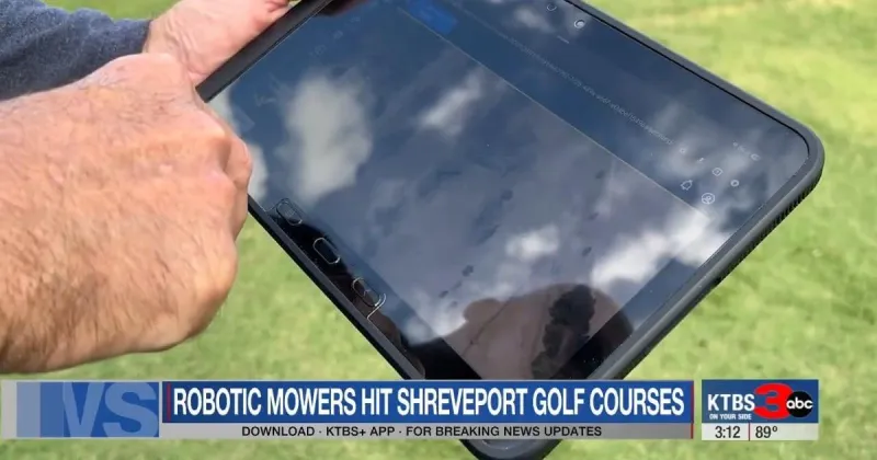 Shreveport golf courses introduce autonomous robotic mowers