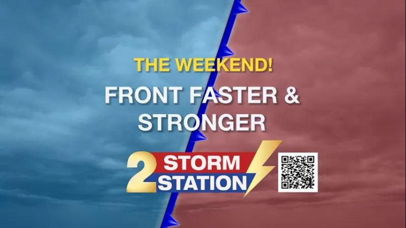 Thursday AM Forecast: A true fall cold front arrives on Friday