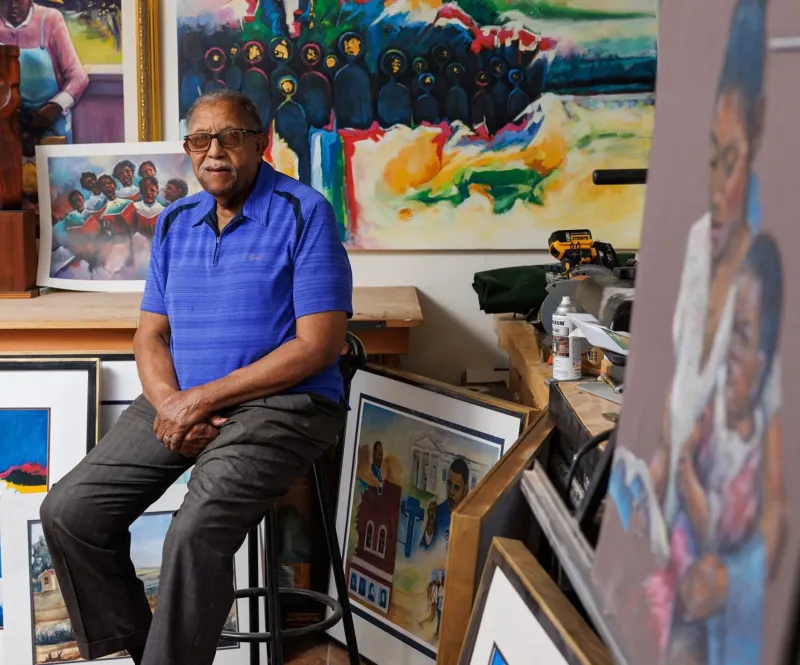 On Exhibit: 'A One Man Show' by Edward Barnes, Sr.