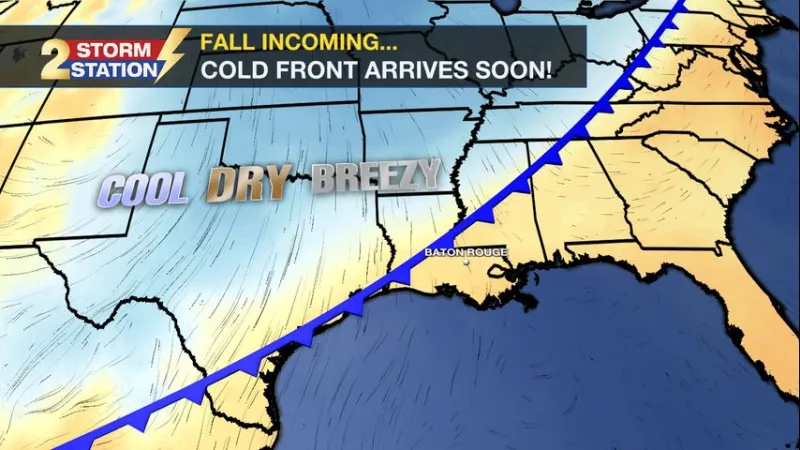 Thursday PM Forecast: Gearing up for the first major fall cold front