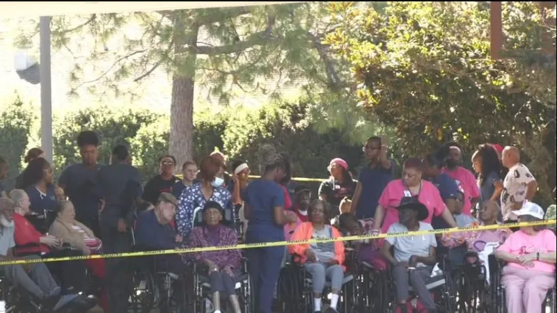 Saint Clare Manor nursing home holds breast cancer and domestic violence awareness walk